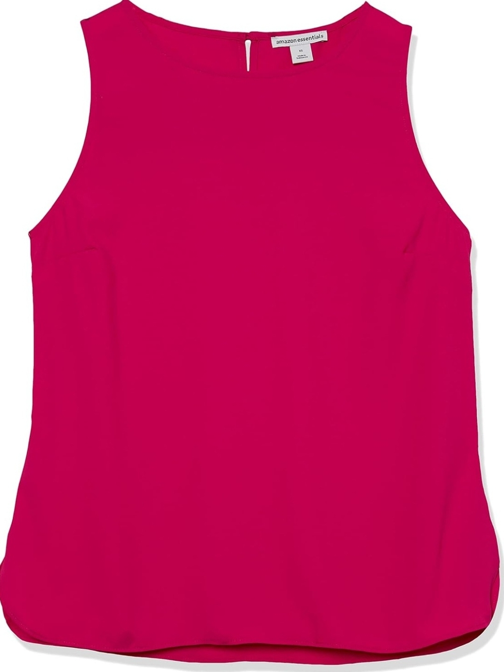 Amazon Essentials Women's Sleeveless Blouse - Bright Fuchsia. Size XS. NWT.
